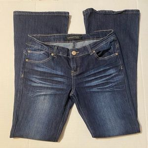 Premiere By Rue21 Womens Jeans Blue Tag Size 5/6R Skinny Low Rise Boot Denim